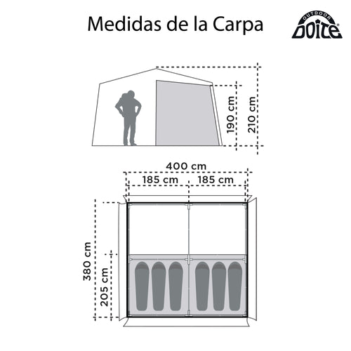Carpa 6 Personas Altavista Doite