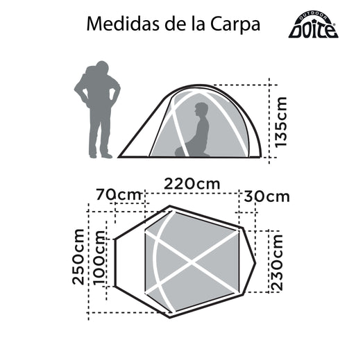 Carpa Técnica Tolima 4 Personas Doite