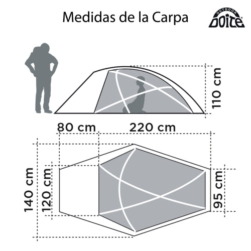 Carpa 2 Personas New Himalaya Doite