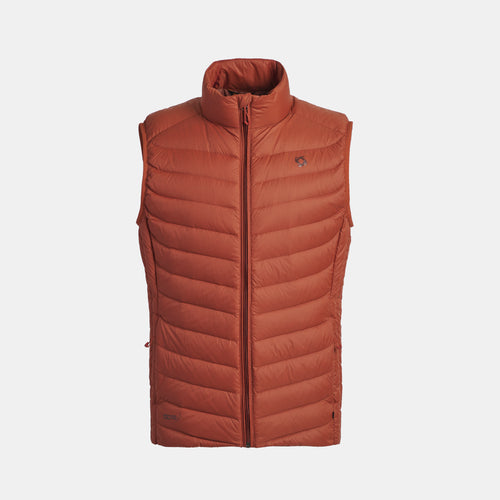 Parka Pluma Sin Manga Heron Hombre Doite