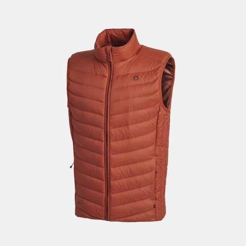 Parka Pluma Sin Manga Heron Hombre Doite