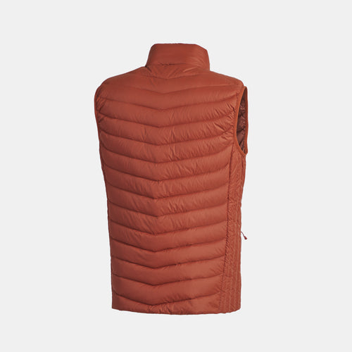 Parka Pluma Sin Manga Heron Hombre Doite