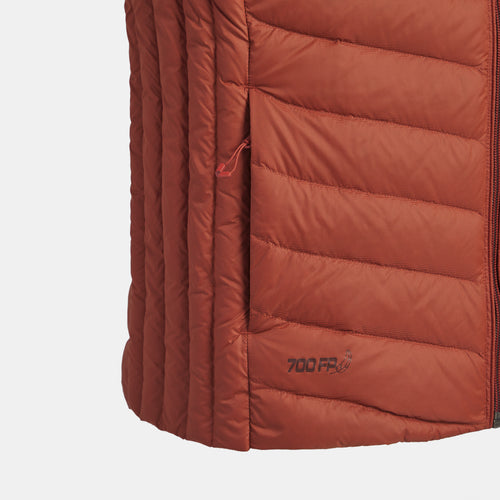 Parka Pluma Sin Manga Heron Hombre Doite