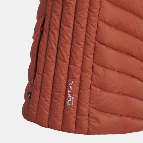 Parka Pluma Sin Manga Heron Hombre Doite