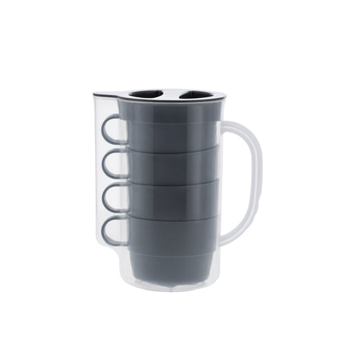 Set Jarro + 4 Tazas Doite