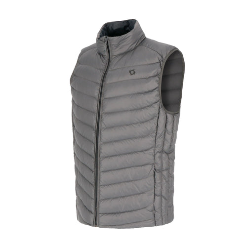 Parka Pluma Sin Manga Heron Hombre Doite
