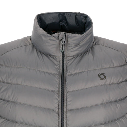 Parka Pluma Sin Manga Heron Hombre Doite