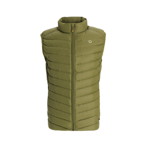 Parka Pluma Sin Manga Heron Hombre Doite