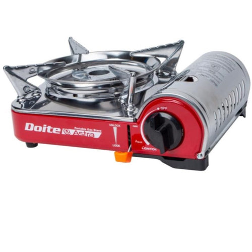 Pack Cocinilla Sobremesa Astra + 4 Gas 227 Grs Rojo Doite
